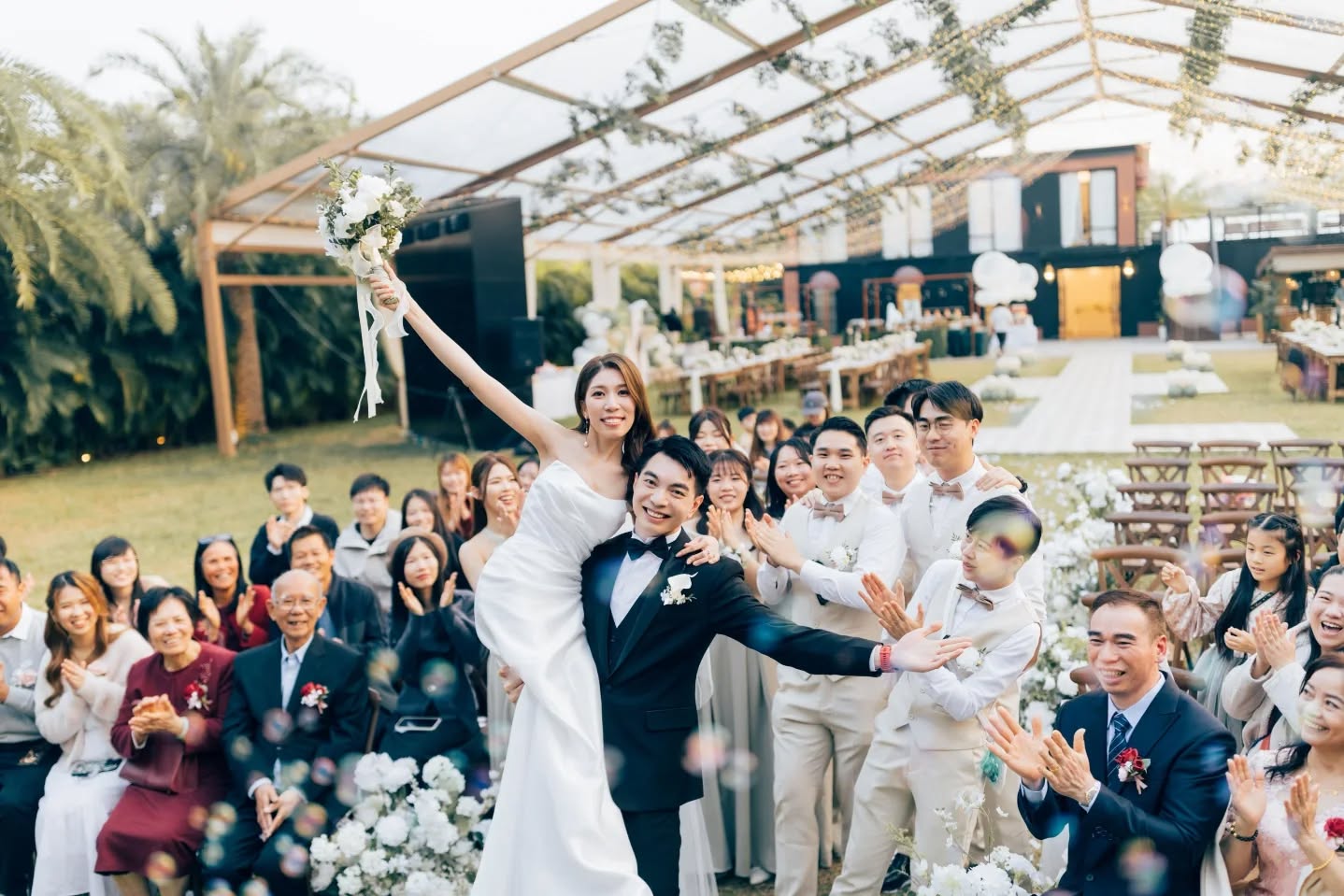 ［婚禮場地］
💛Congratulations to Carol & Cheng
能為你們服務真的很榮幸，因為當天真的很美滿。籌備一個婚禮真的用了很長時間，你們 (1)