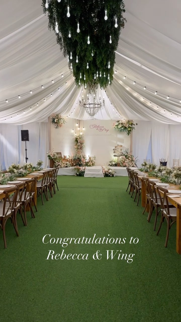 Congratulations to Rebecca & Wing