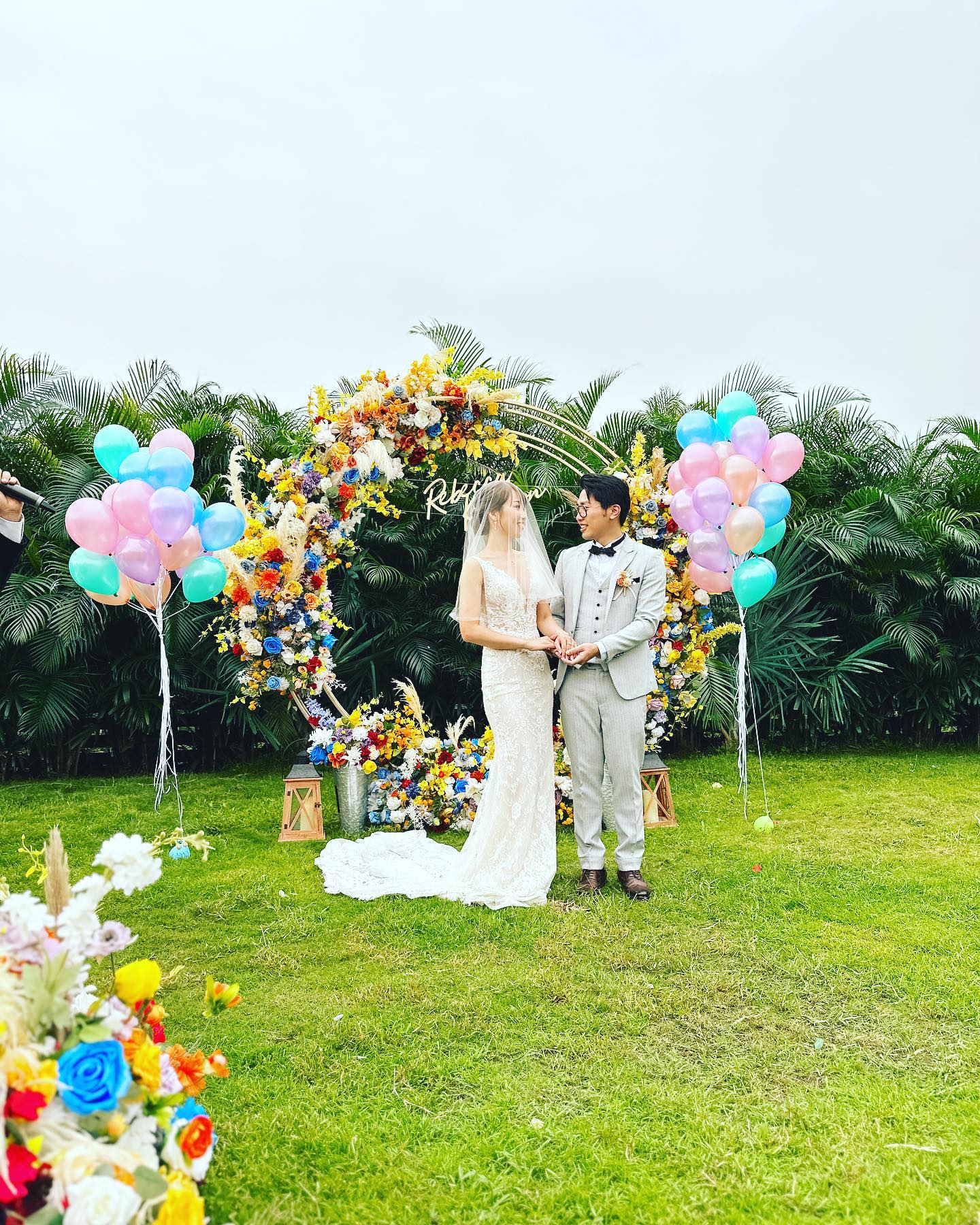 恭喜Rebecca & Kingson大婚之喜，當天天氣陰情不定，但我們團隊決定為你們安排rain plan為你們完成夢幻婚禮，最後圓滿順利，謝謝信任 (1)