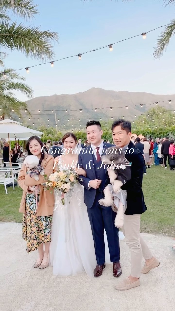 Congratulations to Pinky & John Photography & videography @youareinvitedhk
MUA @beauteweddingmakeup
